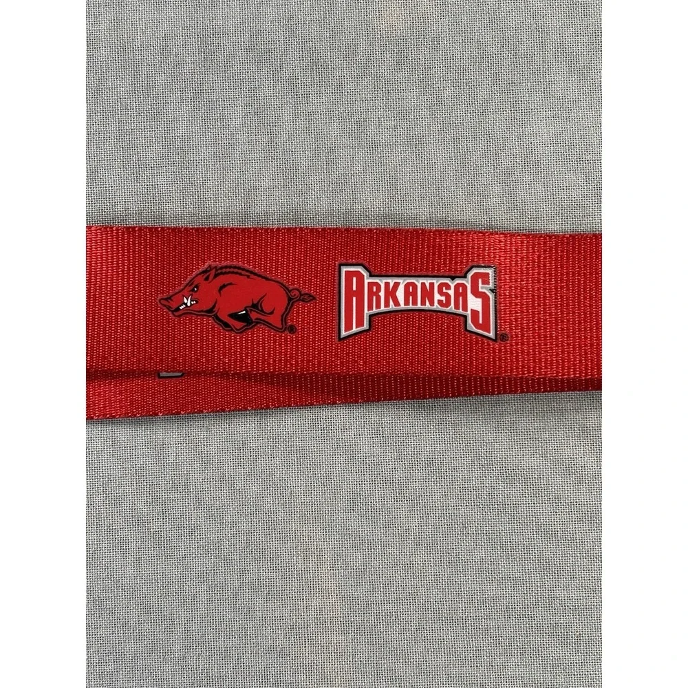 Arkansas Razorbacks Breakaway Keychain Lanyard Repeating Razorbacks Logo College